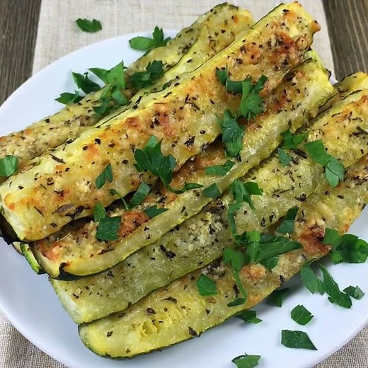 Baked Parmesan Zucchini