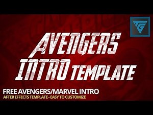 FREE Avengers/MARVEL Intro Template - After Effects - Link in Description