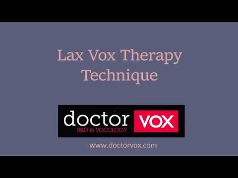 Lax Vox Therapy Technique