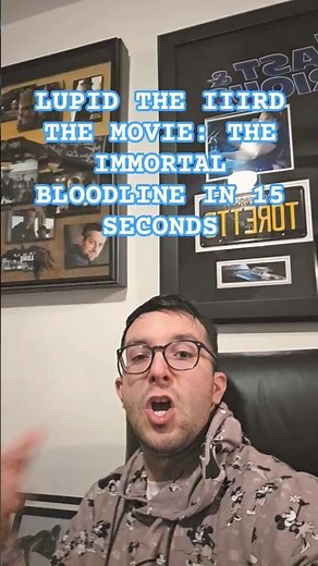 Lupin the IIIrd The Movie: The Immortal Bloodline in 15 Seconds #movie #moviereview #lupinthe3rd