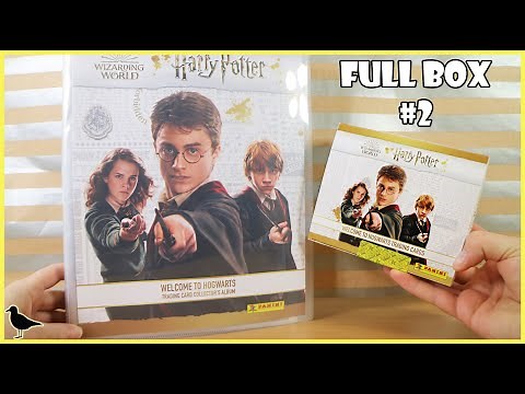Harry Potter Welcome to Hogwarts Trading Cards Full Box Opening & Collection Update | Birdew Reviews