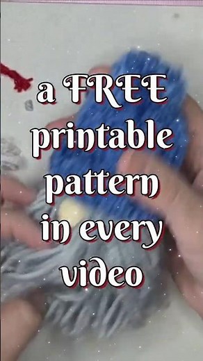 Crochet Christmas Ornaments⛄ FREE printable pattern in every video 🧶 beginner friendly tutorial ❄️