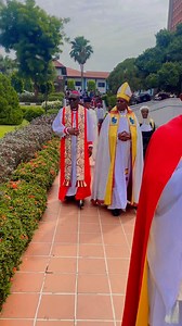 Arrival of the Diocesan and other faithful Fathers in God for the Collation Service. #LuxFiat | Diocese on the Niger, Anglican Communion
