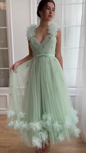 Mint Daydream Dress | Floral Fashion Statement