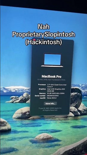 #linux #larp #hackintosh #apple #macos