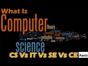 What is Computer Science in Urdu/Hindi 2018? What is the difference between CS, SE, IT and CE| Part1