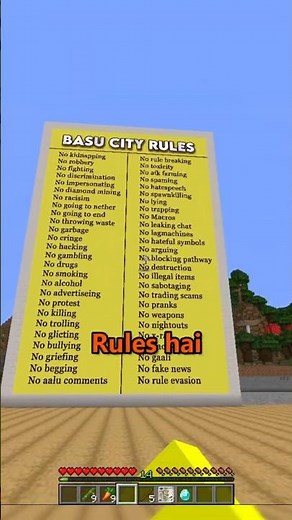 Can I escape this deadliest prison in our minecrafft city? #basuplays #minecraftshorts #basucity