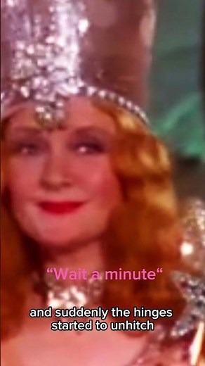 When Glinda realizes who’s under the house and that it was her plan #thewizardofoz #wicked #glinda