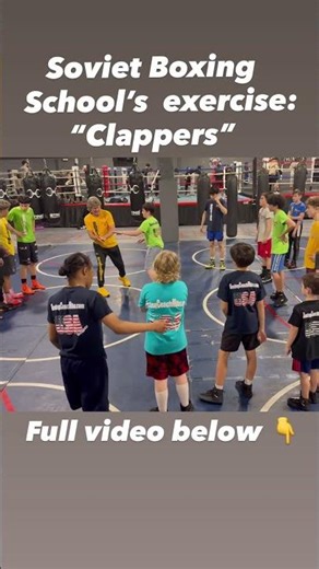 Soviet Boxing School's exercise: "Clappers" by Coach Mike #shorts
