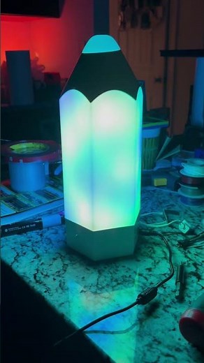 Take an ‪@IKEA‬ #PELARBOJ LED lamp, 10x10 #WS2815 LEDs (60/m), and a #MagWLED, and have a party.