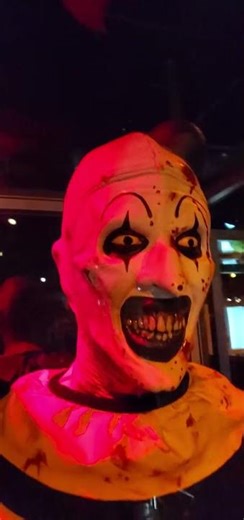 Up‑Close Look at Art the Clown’s Terrifier 3 Mask & Costume MoPOP Seattle Horror Exhibit #Terrifier