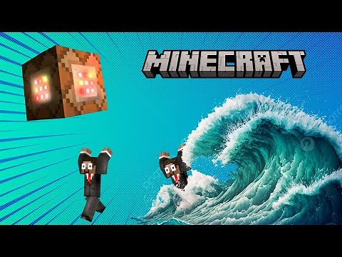 HOW TO SPAWN A TSUNAMI WITH ONLY 1 COMMAND IN MINECRAFT! (no clickbait)