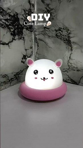 DIY Cute Lamp 💡🩷l Easy Kawaii Night Light Making