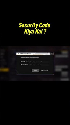 Free Fire Bind Security Code Kiya Hai ? 😱How to find Security Code in free fire