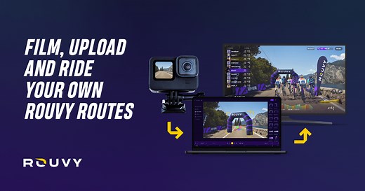 Try ROUVY ROUTE CREATOR: Film, Upload, and Ride Personalized Cycling Routes | ROUVY