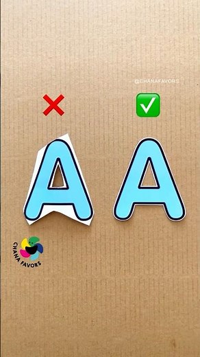 Perfect Cut ✂️ | A Letter with Inner Trick 🅰️ #chanafavors #diy #crafts #satisfying #papercraft