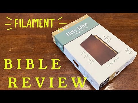NLT Personal Giant Print Filament Bible