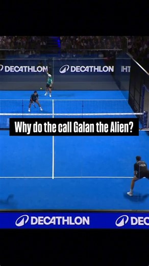 10K views · 3K reactions | They call him the Alien  @premierpadel  @alegalan96 #padel | Padel News Network | Facebook