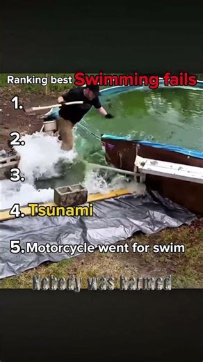 Ranking best swimming fails😂 # shorts #funny #subscribe #viral #rending #ranking