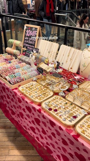 jewellery pop ups are my favourite thing to do ever - I love connecting with you guys and meeting all you lovely people. -Eva 💖💖 #pinterestaesthetic #maximalist #fyp #goldjewelry #whimsical