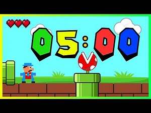 5 Minute Timer Super Mario | Happy - Classroom - Game |