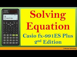How to solve Polynomial and Simultaneous Equation on Casio fx-991ES Plus 2nd Edition [2020]