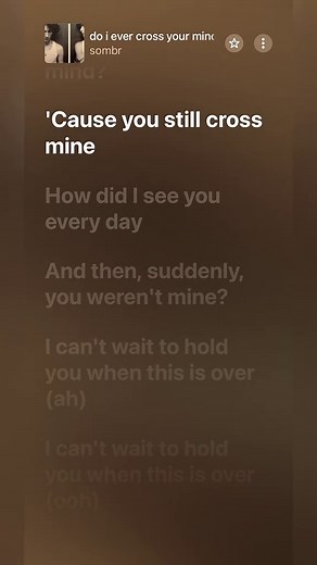 (Requested by: @who's na.rie (*’ｰ’*)) | sombr - do i ever cross your mind (Full Lyrics) | #sombr #doievercrossyourmind #applemusic #fyp #lyric #lyrics #musicvibe #musicvibes