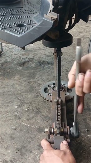 assembled motorcycle jack #tutorial