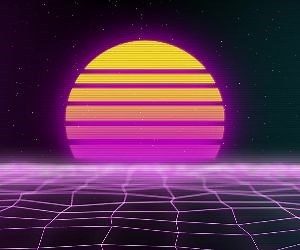 Synthwave Animated Wallpaper