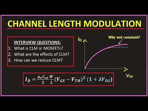 Channel Length Modulation in MOSFET