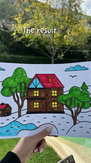 Our Cozy Neighborhood Coloring Pages