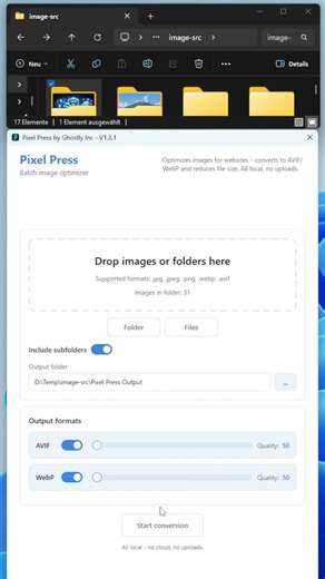 Batch Image Converter for Windows (Fast)