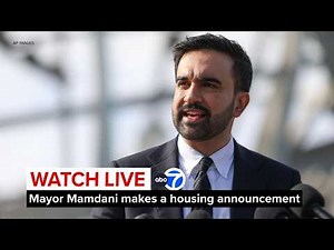 LIVE | Mayor Mamdani, NYC officials make an announcement on affordable housing