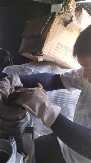 Fixing Flange to Blower Outlet | Industrial Blower Connection Work 🔩🛠️ #shorts #viral #viralvideo