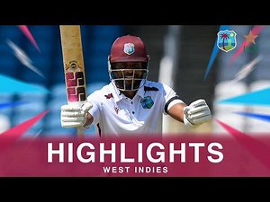 Hope Hits 92 | Highlights | West Indies v Pakistan | 1st Test Day 2