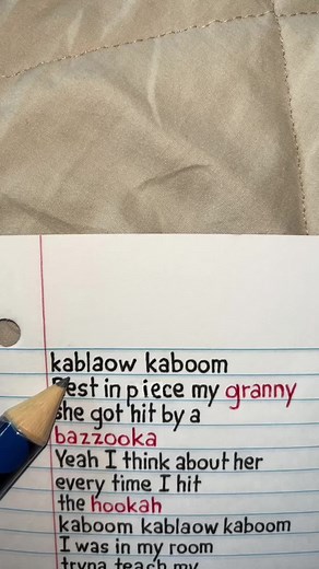 RIP 👵 #songlyrics #handwriting #granny #rip #humanxtypewriter | Song Writing