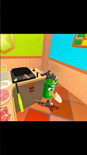 The Trash Can Ate My Food 💀 Cooking Clash VR