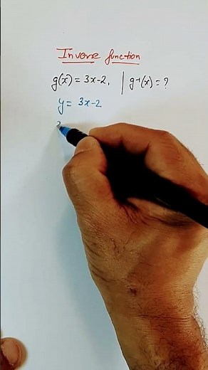 Inverse function. | IGCSE Maths Extended 0580. | Watch full video, link in description box.