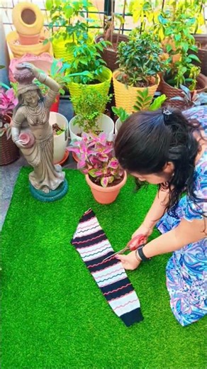 🪴Planters DIY / Purani tshirt ka reuse #short #trending #viral #song #reels #Sonali's green vatika 💚