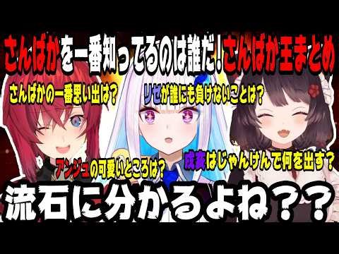 【仲良しさんばか】さんばか王面白シーンまとめ【にじさんじ/にじさんじ切り抜き/リゼ・ヘルエスタ/アンジュ・カトリーナ/戌亥とこ/リゼアン/さんばか/雑談/作業用/睡眠用】
