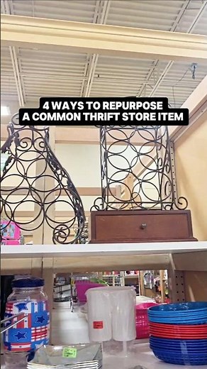 Thrift and repurpose! #thrifting #homedecorideas #homedecor #repurposeddecor #shopping #decor