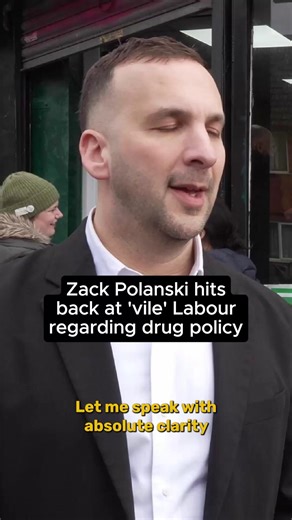 Greens leader Zack Polanski has hit back at Sir Keir Starmer over his party’s drugs policy On a visit to the constituency on Sunday (February 22) Polanski said he wanted to 'legalise, regulate and control' all drugs, which he said was a 'public health, evidence-based' approach' #manchestereveningnews #politics #gorton #denton #greenparty | Manchester Evening News