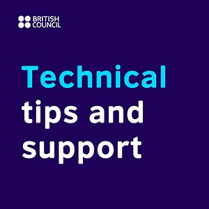 # Technical tips and advice Some advice to help you avoid and troubleshoot common technical difficulties. #courseinfo #video | TeachingEnglish - British Council