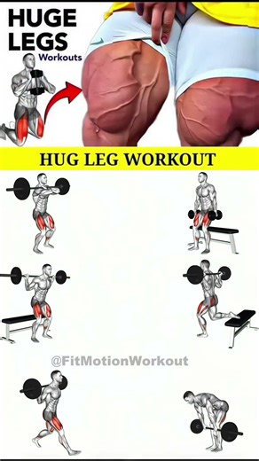 6 Best Leg Exercises | Gym Workout for Bigger Legs #shorts #workout #homeworkout #legworkout