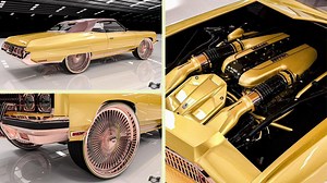 Rendering: 1973 Chevy Caprice Donk Hides an Exotic Secret Under the Hood