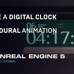 Digital Clock With Procedural Animation Tutorial | Community tutorial
