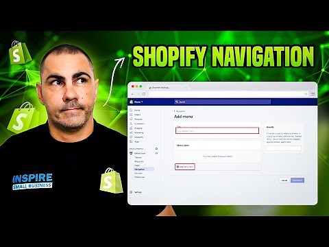 Shopify Navigation Tutorial 2021 ( How to Create Drop Down Menus , Footer And Main Menu )