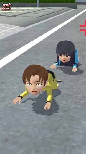 Mio Gets Caught by a Zombie 🧟‍♂️ #sakuraschoolsimulator