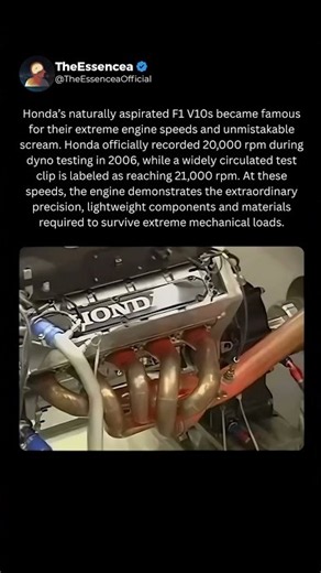 Honda’s F1 V10 Screams RPM Into Pure Sound 🏎️🎵