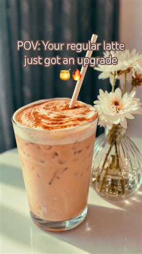 Hot Honey Cinnamon Iced Latte | Sweet, Spicy & Creamy Coffee Recipe ☕🍯